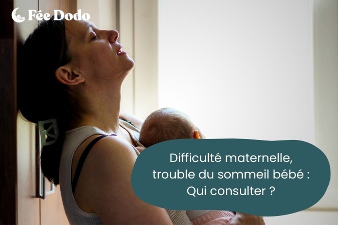 Maman épuisée avec son bébé
