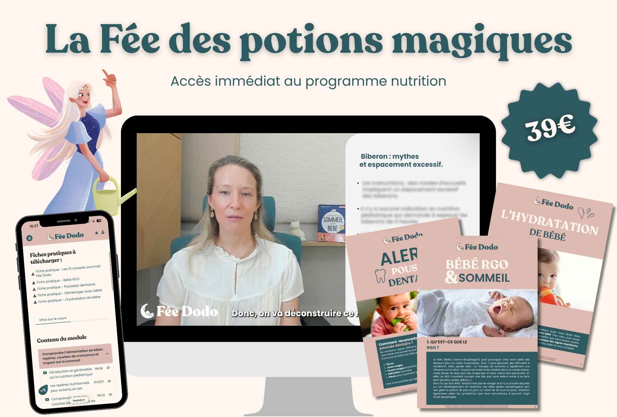 Pack nutrition + La fée des nuits compètes